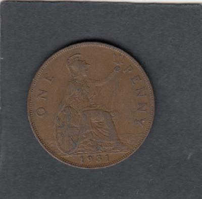 Beschrijving: 1 Penny GEORGIUS V